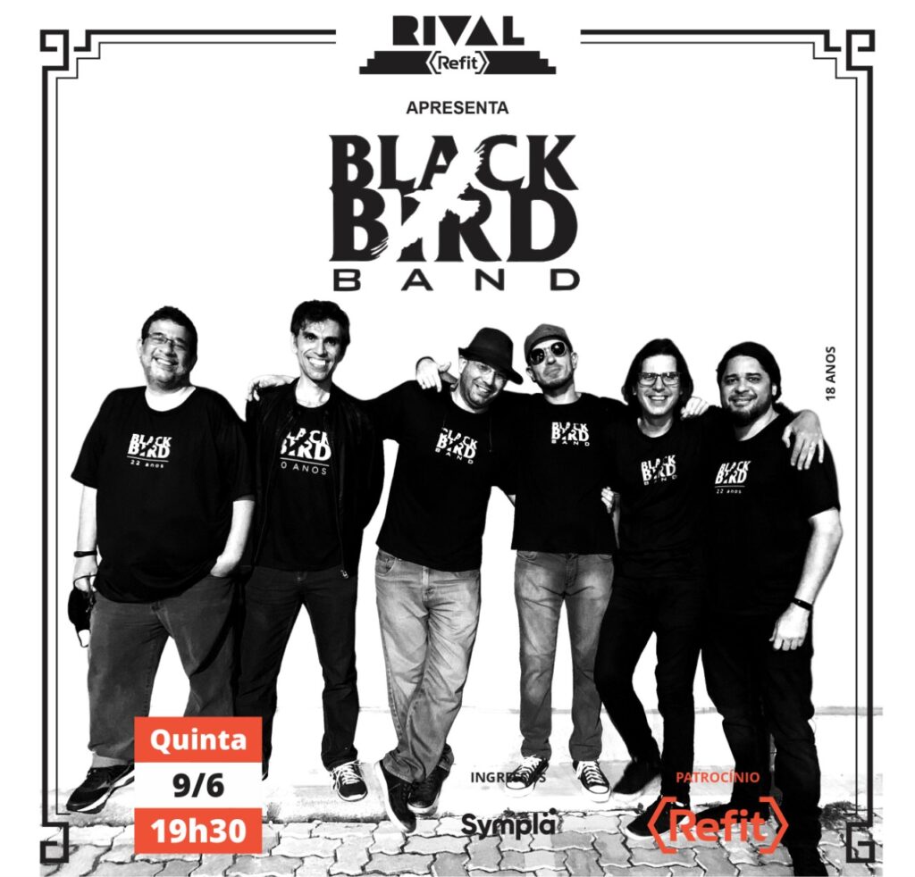 BLACK BIRD BAND ONG REDE ARTE & REDE Rio de Janeiro